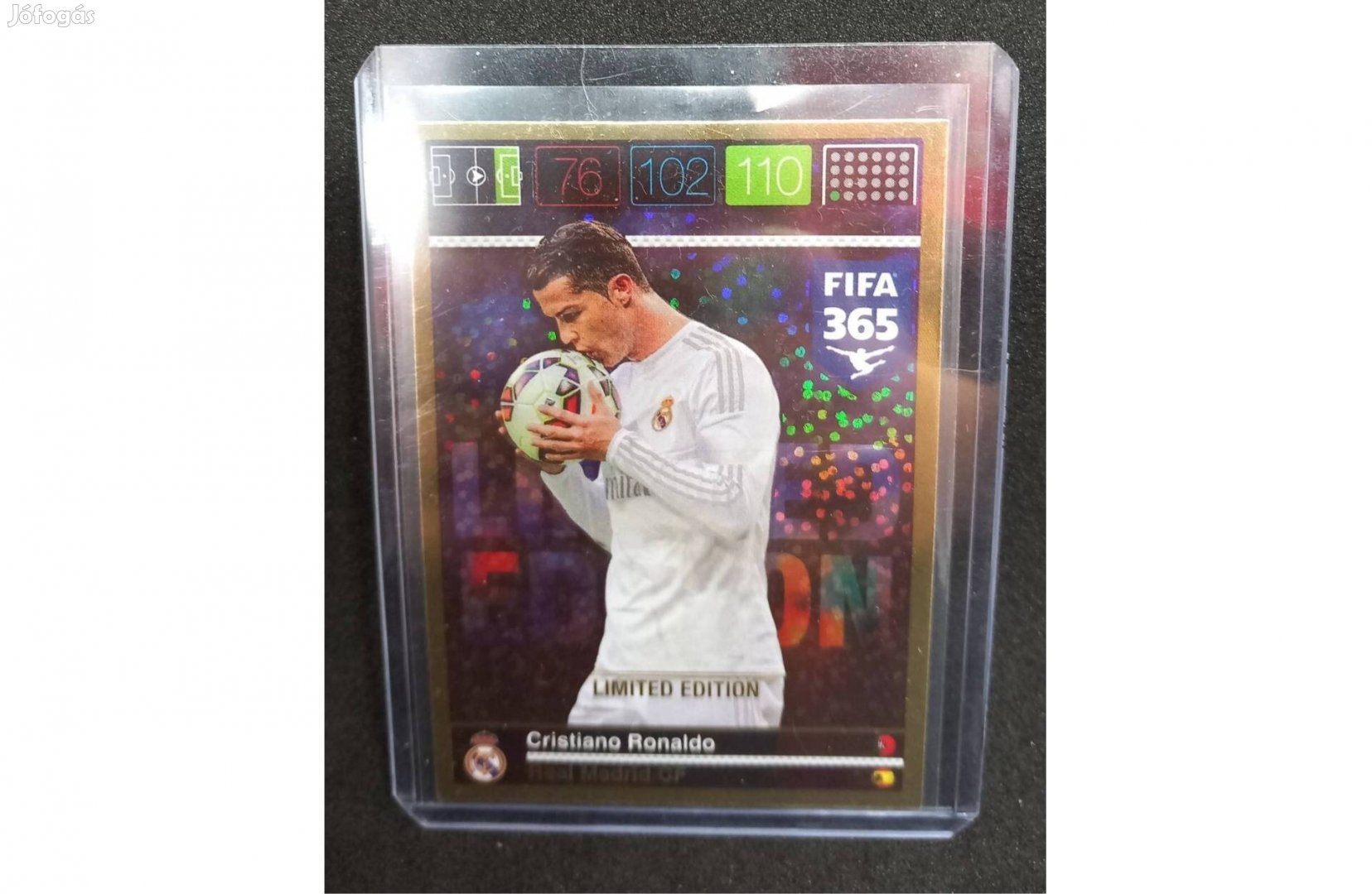 Cristiano Ronaldo Limited Edition Fifa 365 focis kártya