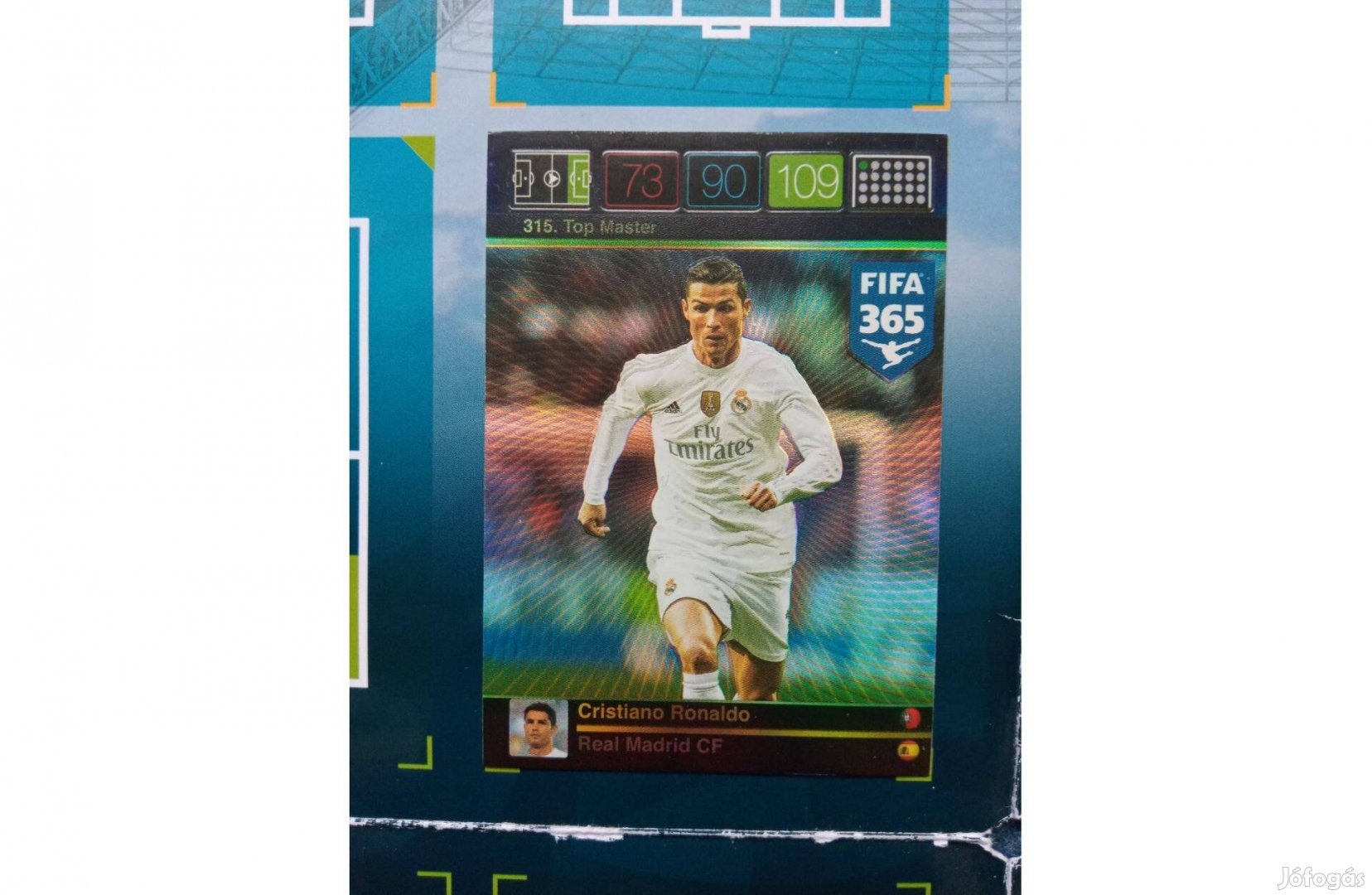 Cristiano Ronaldo (Real Madrid) FIFA 365 2015 Top Master kártya