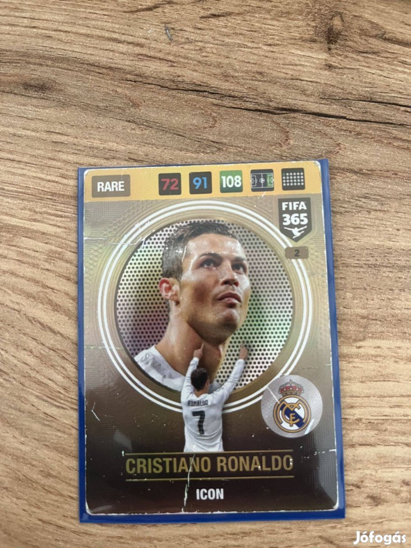 Cristiano Ronaldo panini kártya