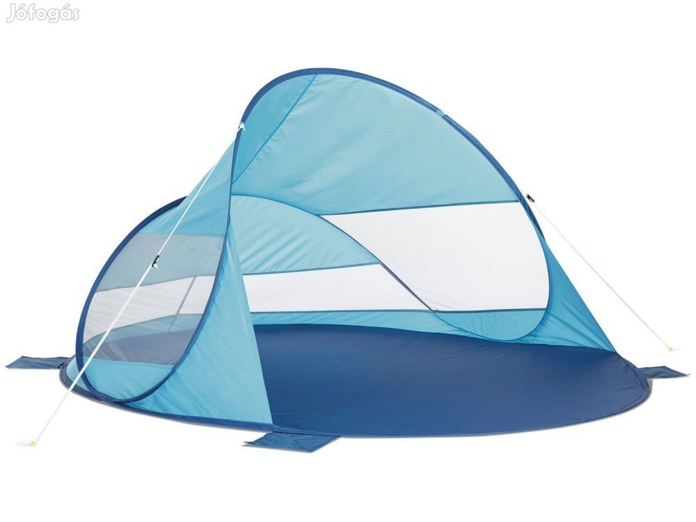 Crivit 165 x 100 x 200 cm kétszemélyes Pop-Up sátor, strandsátor szél