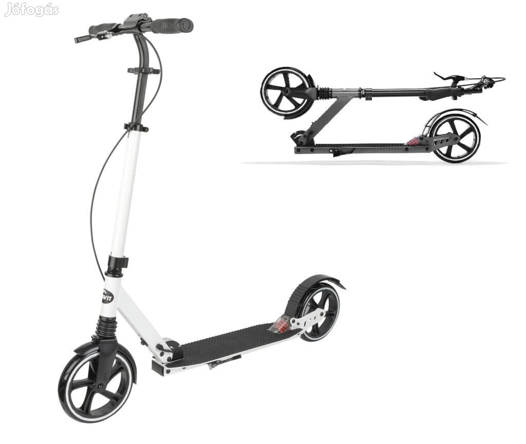 Crivit ALU 499171 nagy kerekű, összecsukható alumínium roller 20 cm k