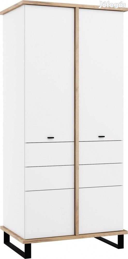 Cro-848 fehér gardróbszekrény