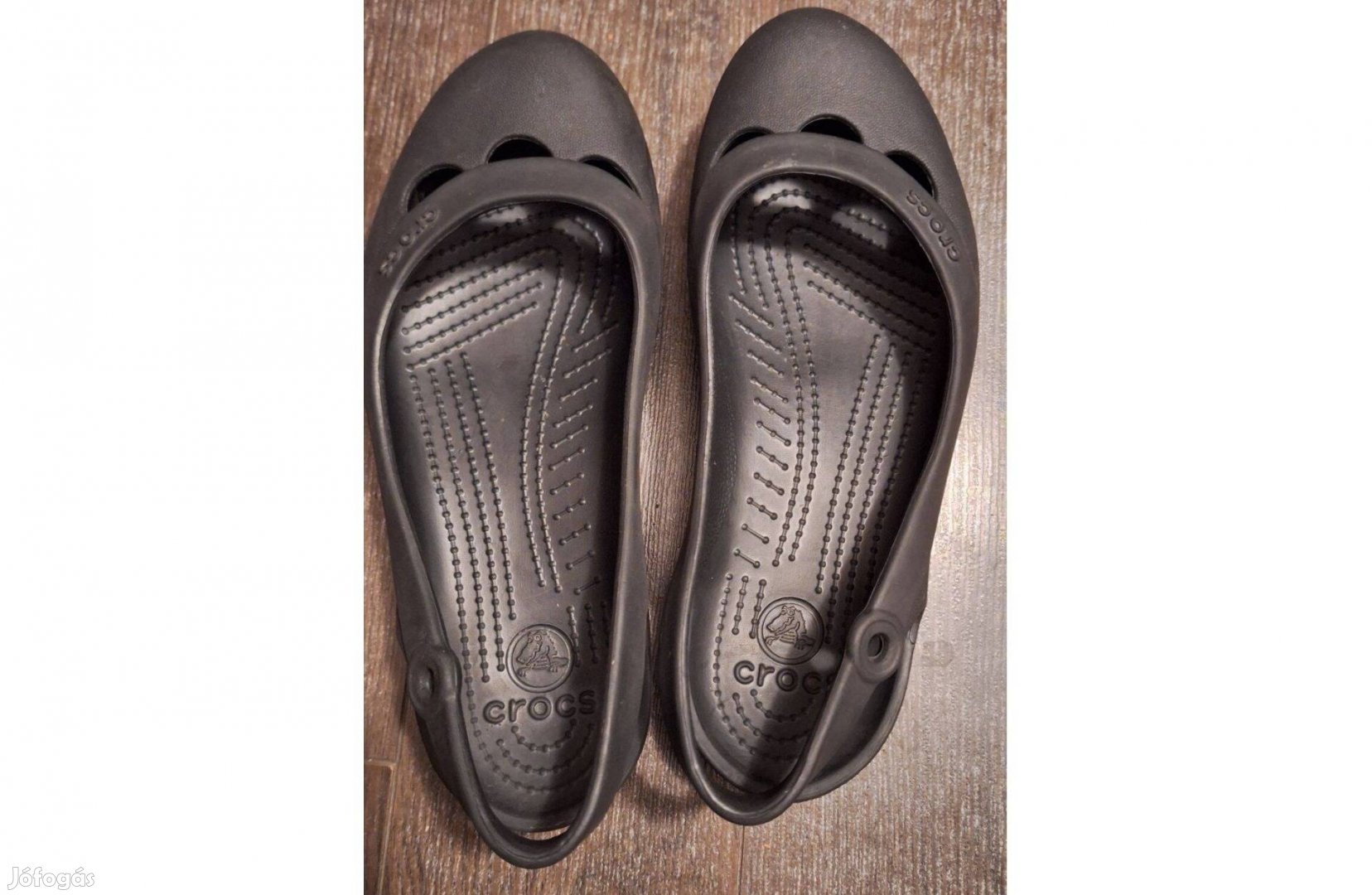 Crocs cipő papucs, fekete w 8-as, 38/39-es méret