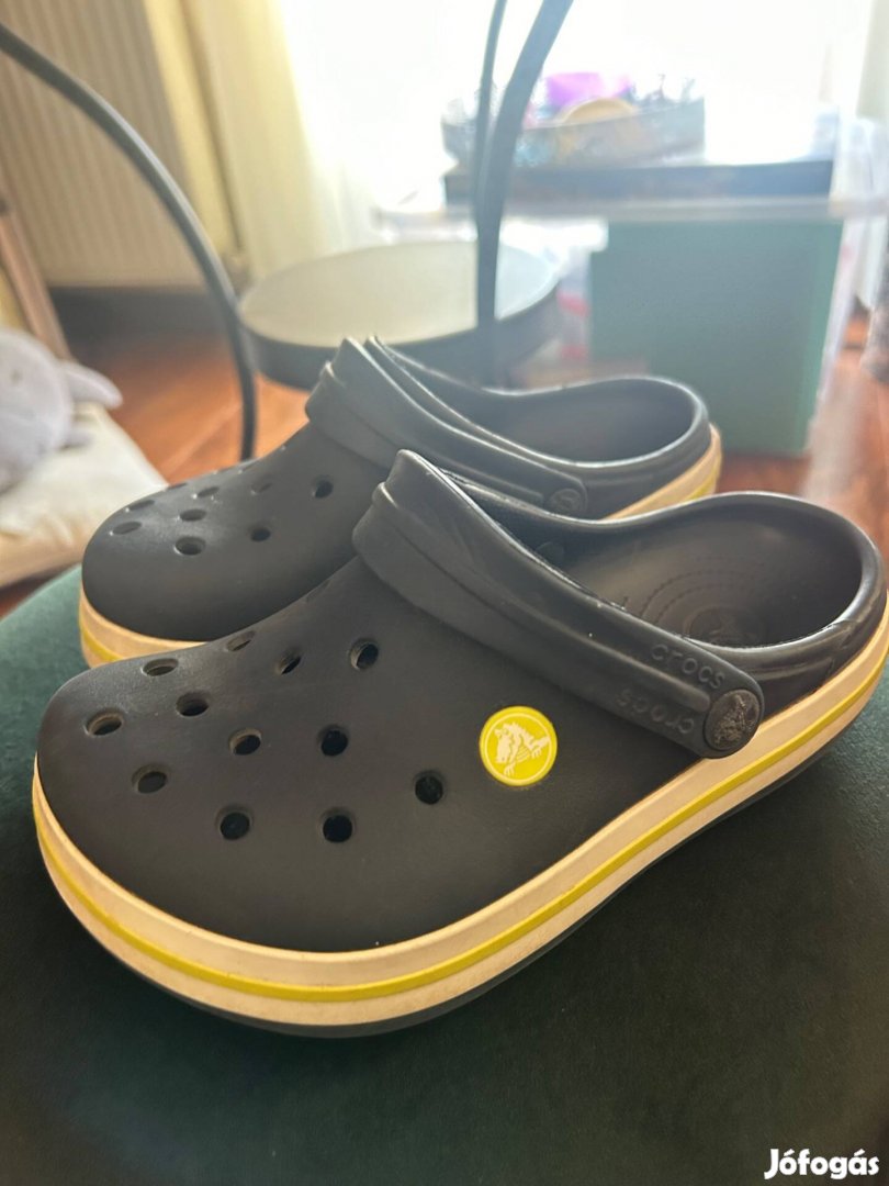 Crocs fiús sötékék papucs j1