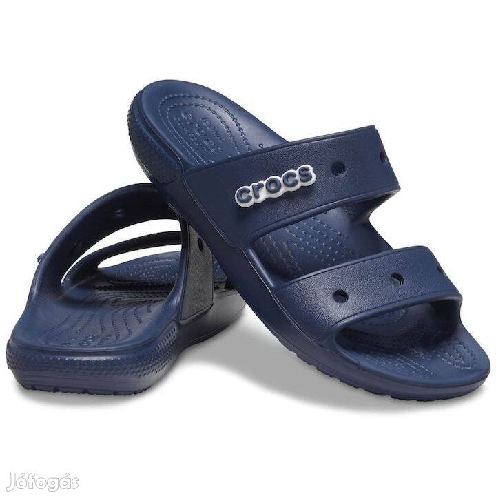 Crocs új klasszikus, unisex sötétkék papucs, 41-es-es