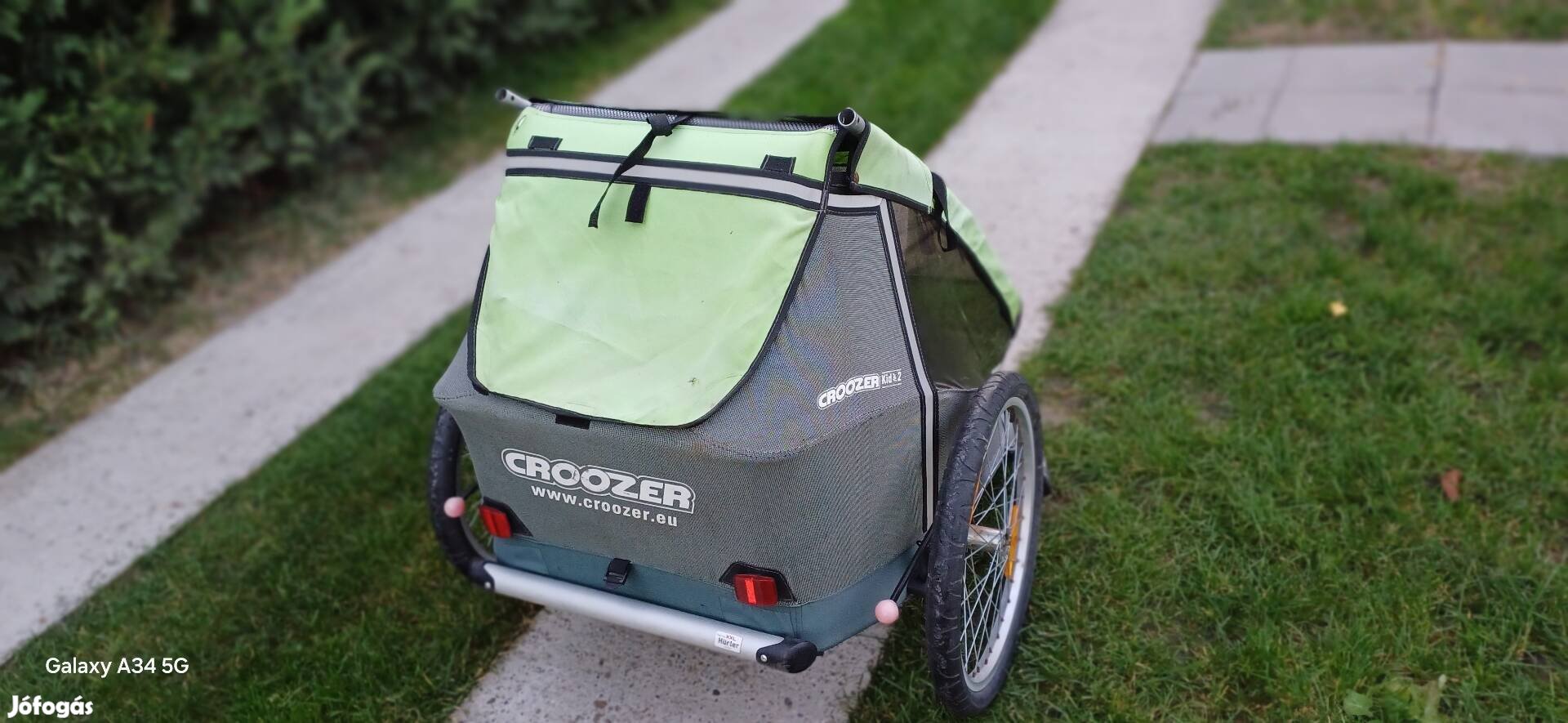 Croozer Kid 2 kerékpár gyerekszállító utánfutó