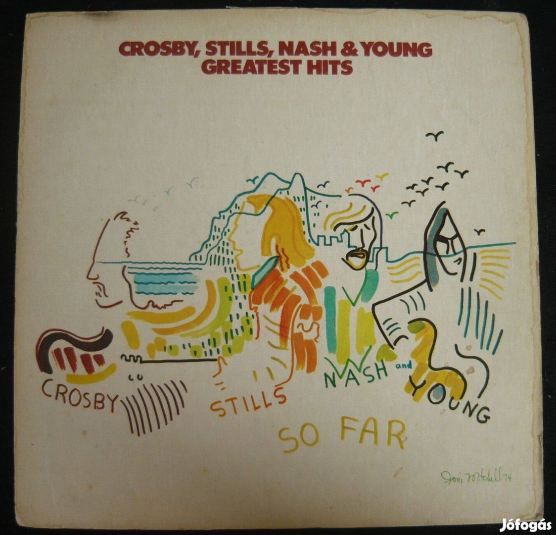 Crosby Stills Nash and Young: Greatest Hits (indiai nyomású hanglemez)