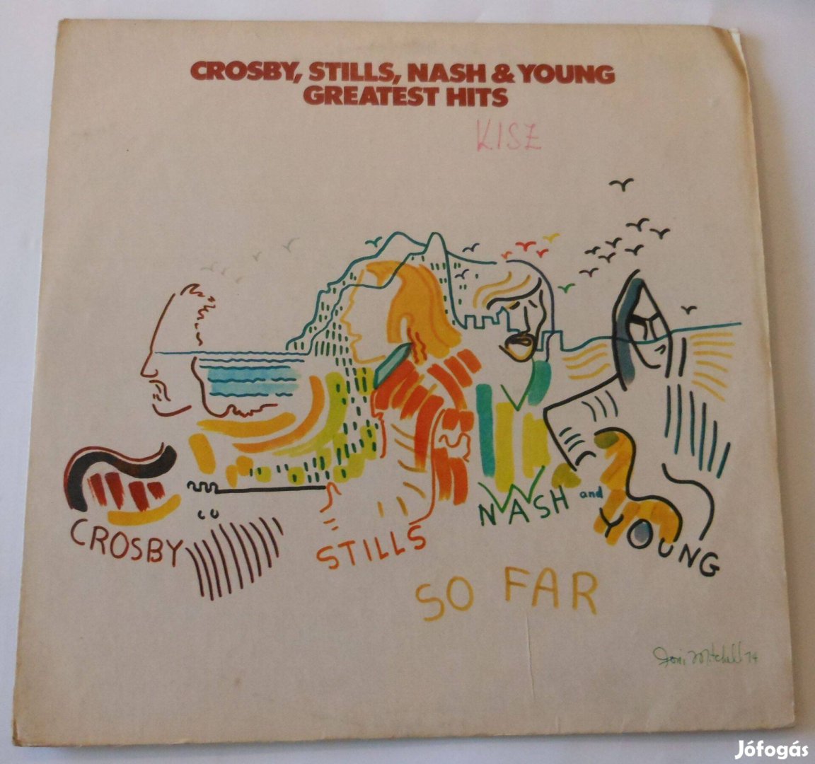 Crosby, Stills, Nash & Young: Greatest hits Lp. Indiai