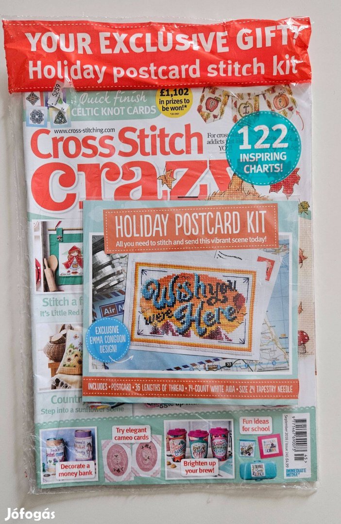 Cross Stitch Crazy angol nyelvű keresztszemes magazin