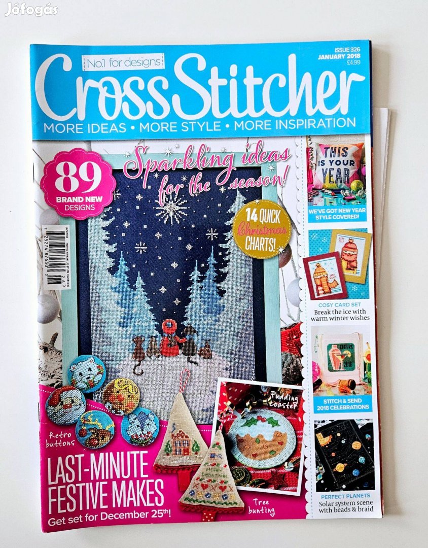 Cross Stitcher angol nyelvű keresztszemes magazin
