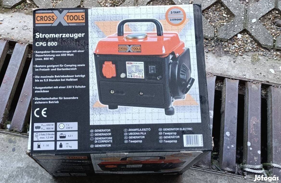 Cross tools aggregátor, generátor - új, 800w