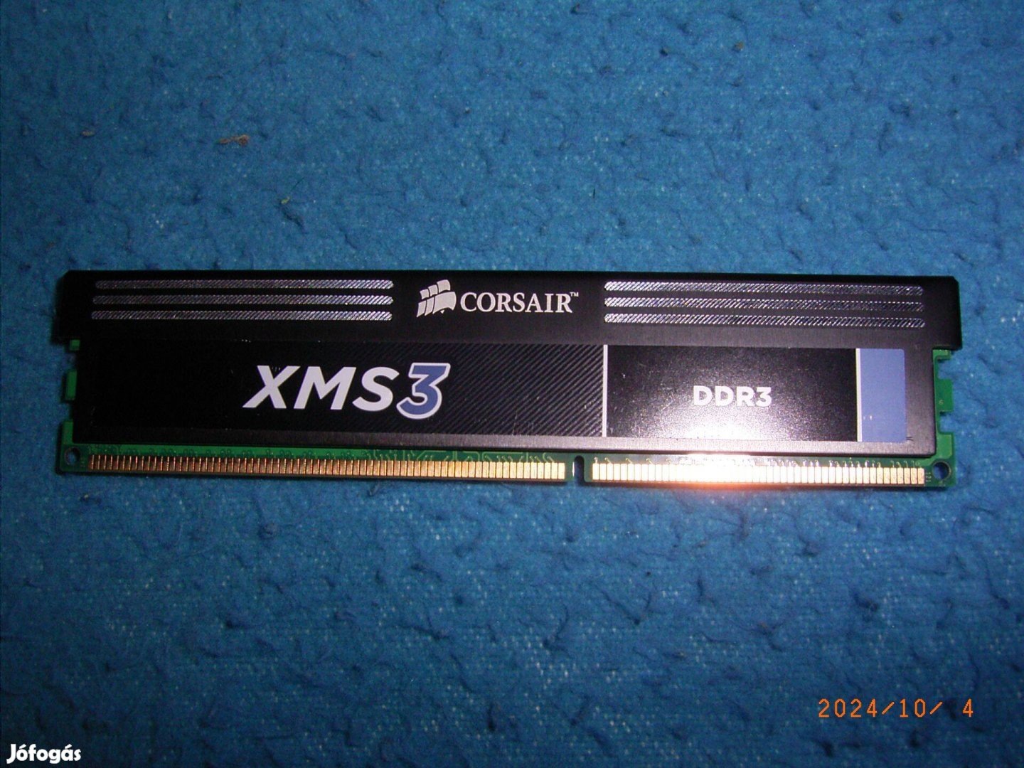 Crossair XMS3 4Gb DDR3 asztali gép memória hűtéssel