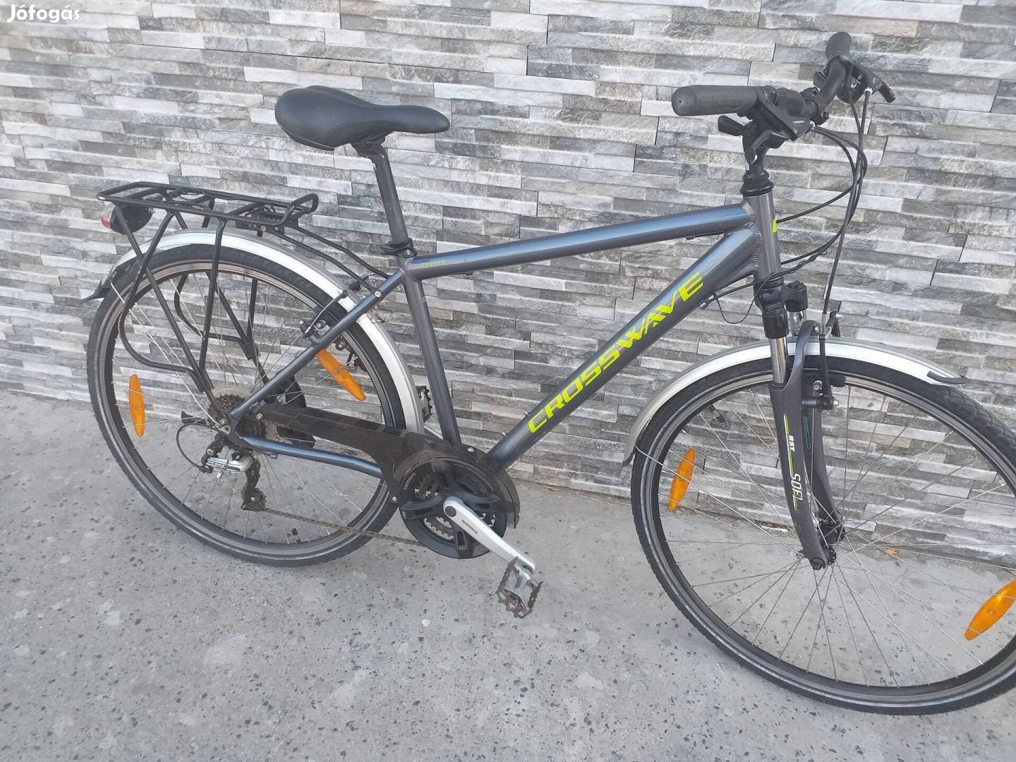 Crosswave újszerű 28-as trekking,nagy aluminium vázas kerékpár bicikl
