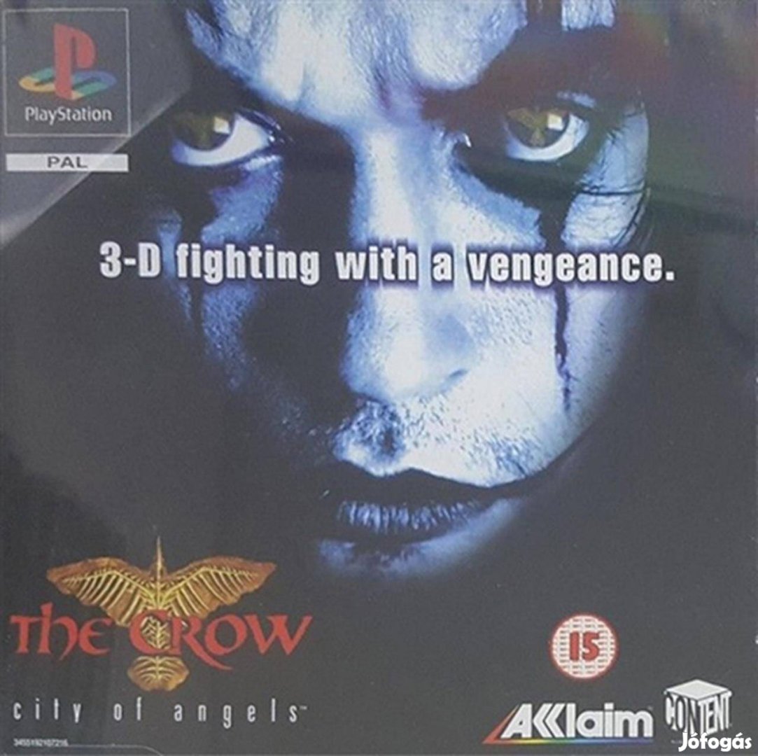 Crow City of Angels, The, Boxed eredeti Playstation 1 játék