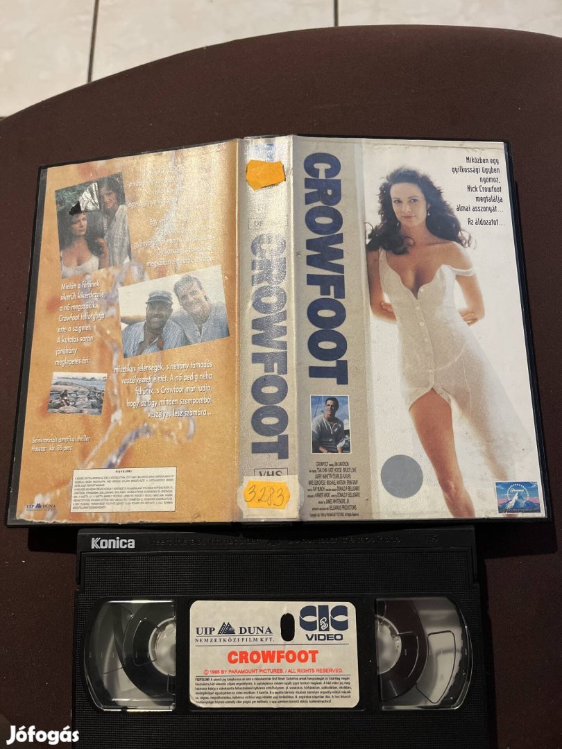 Crowfoot vhs thriller kistok