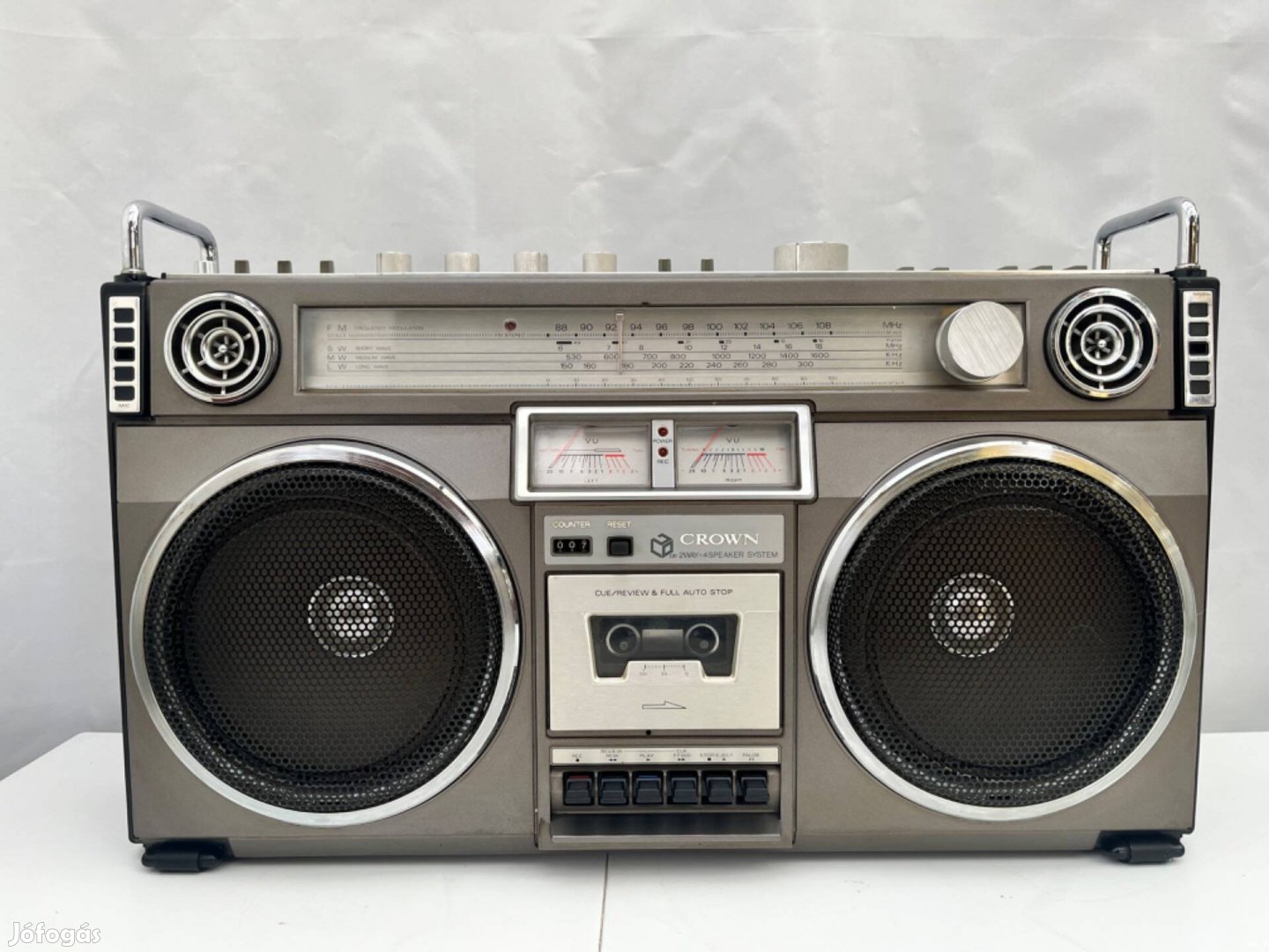 Crown CSC-850L boombox rádiós magnó retro szervizelve