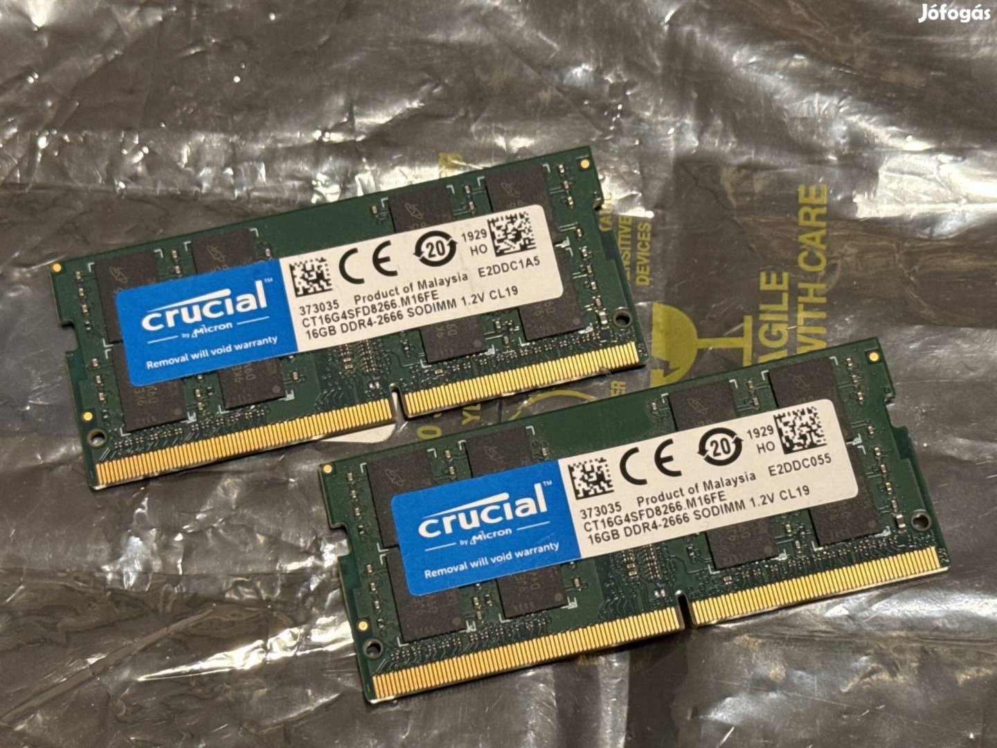 Crucial 32GB DDR4 Sodimm kit (2x 16GB ) 2666MHz