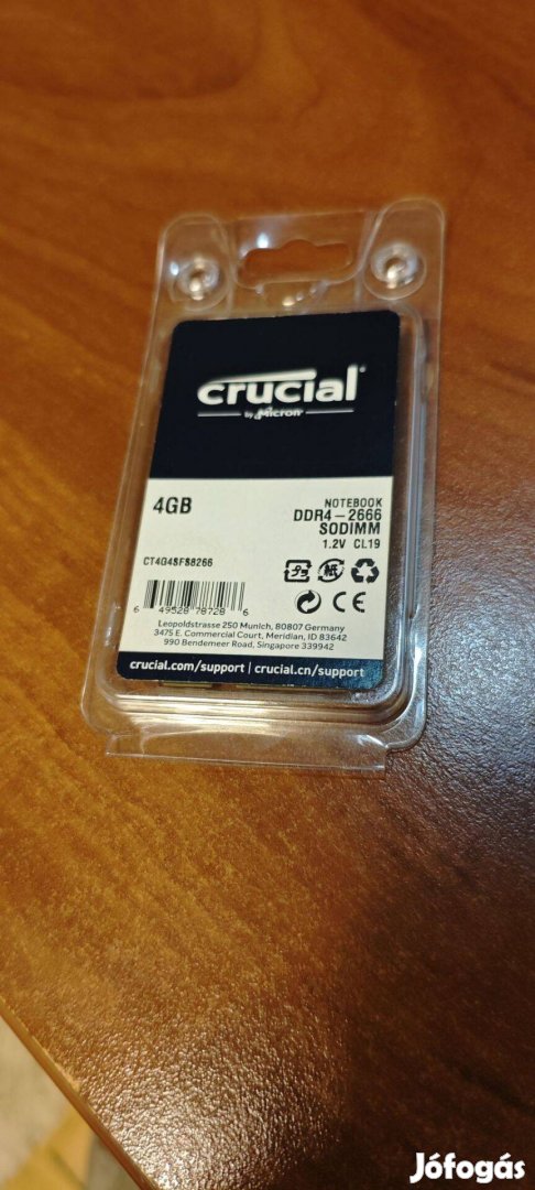 Crucial 4GB DDR4 2666MHz Notebook Ram