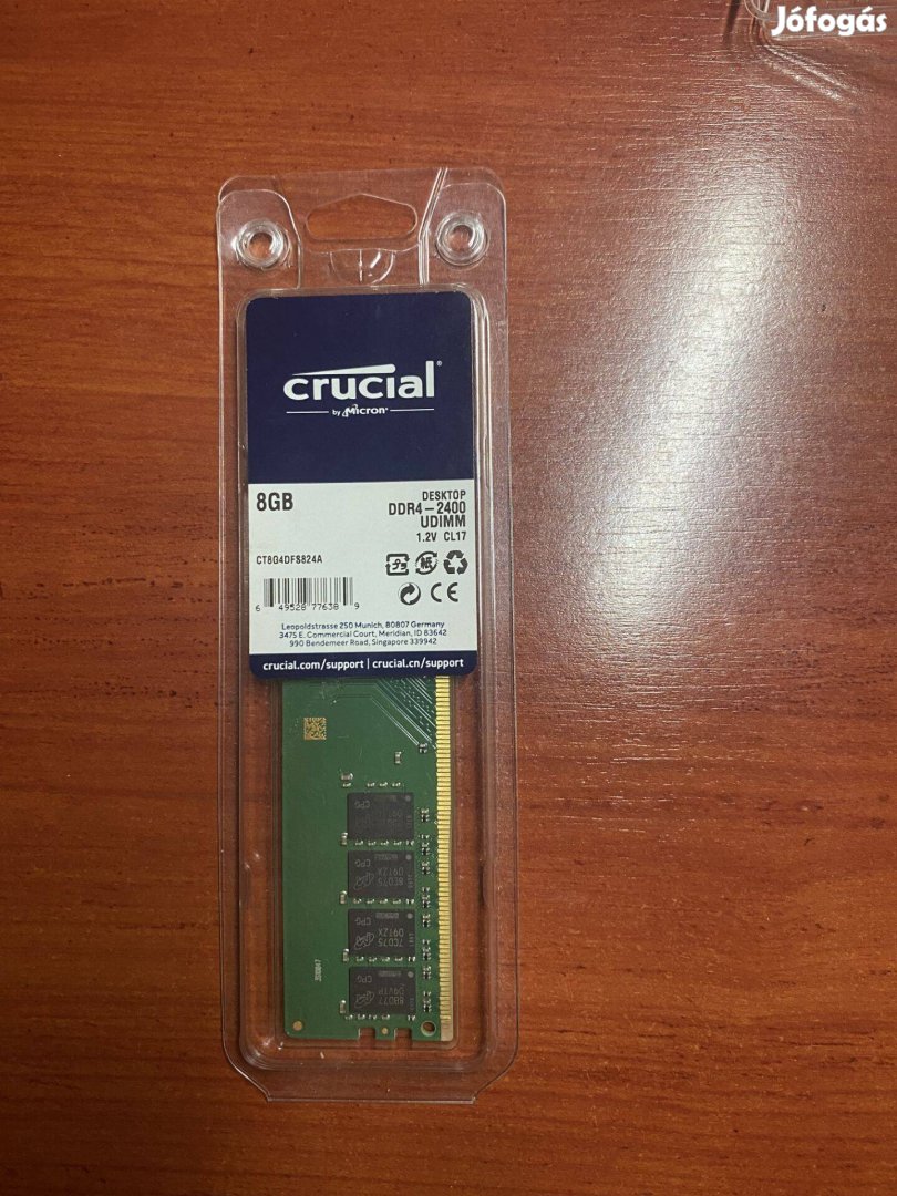 Crucial 8GB 2400Mhz CL17 Memória