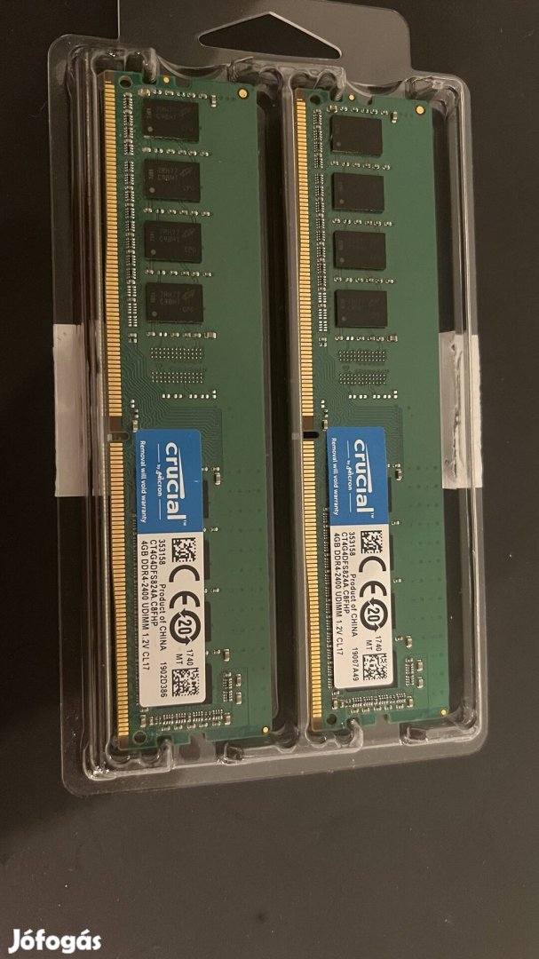 Crucial DDR4 Ram 2x4Gb