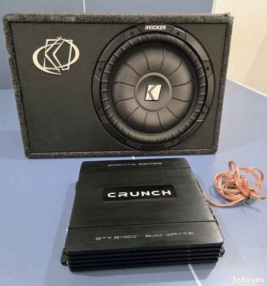 Crunch Gtx 2400 Autó Erősítő és Mélynyomó