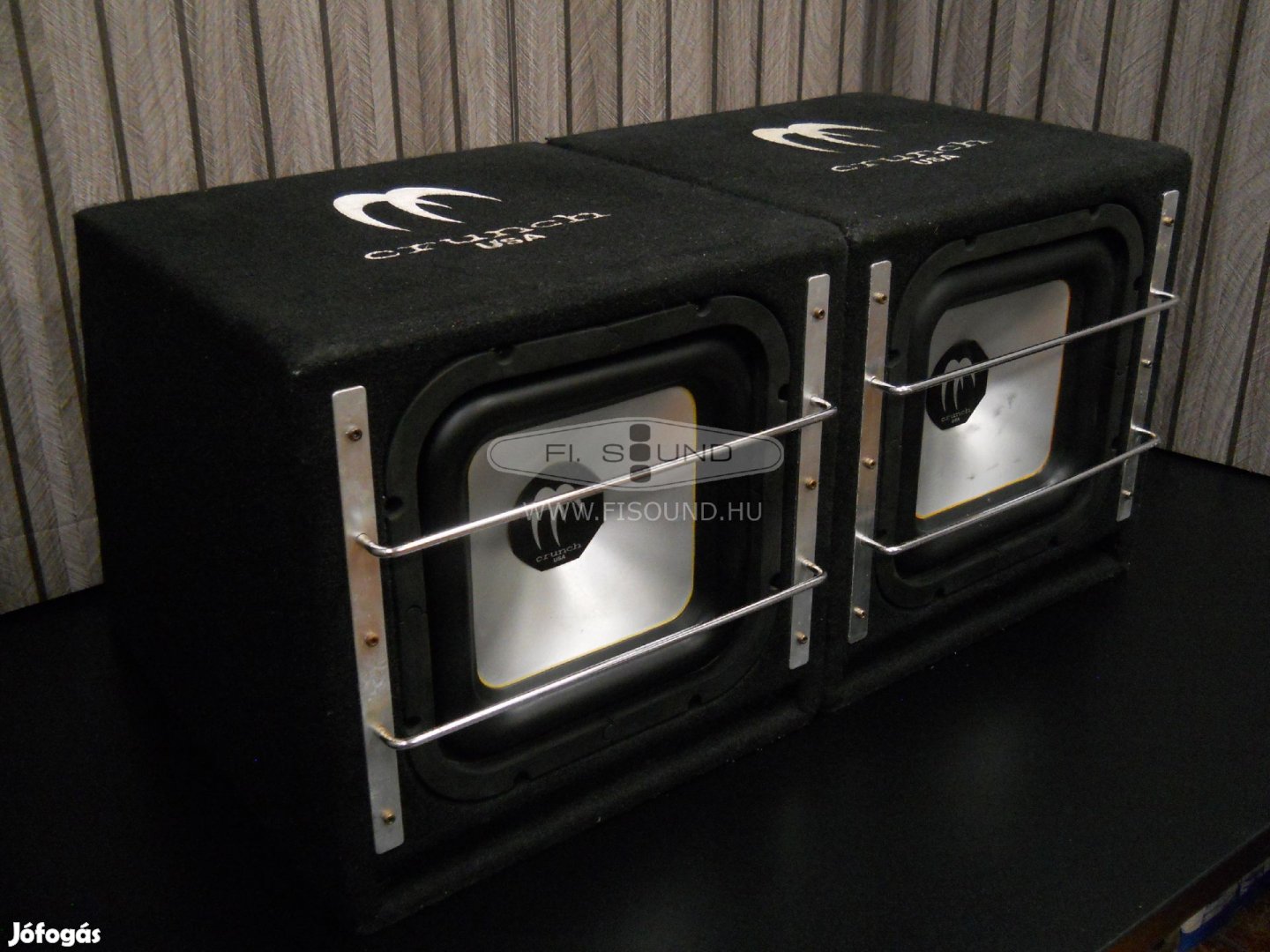 Crunch MRQ 12 ,300W,4ohm,autós mélyláda 26cm-s gumiperemes méllyel