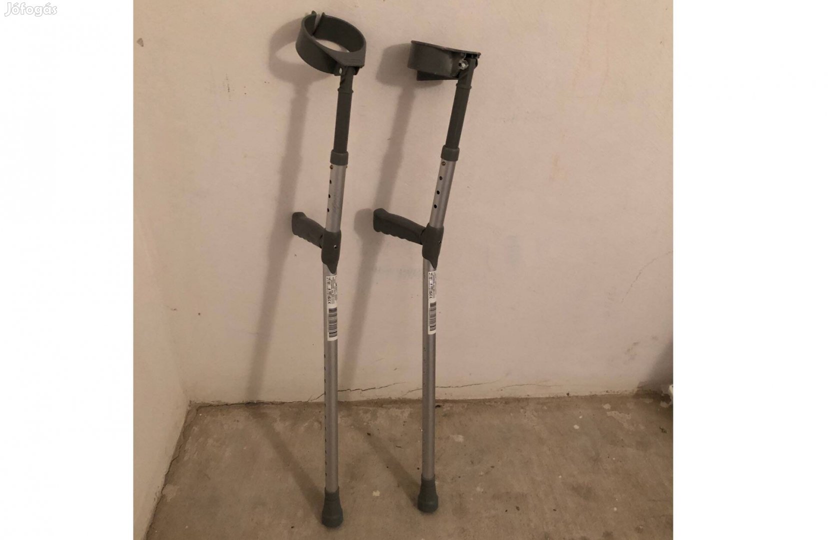 Crutch 8253C Könnyű alumínium könyökmankó állítható 160kg 1 pár