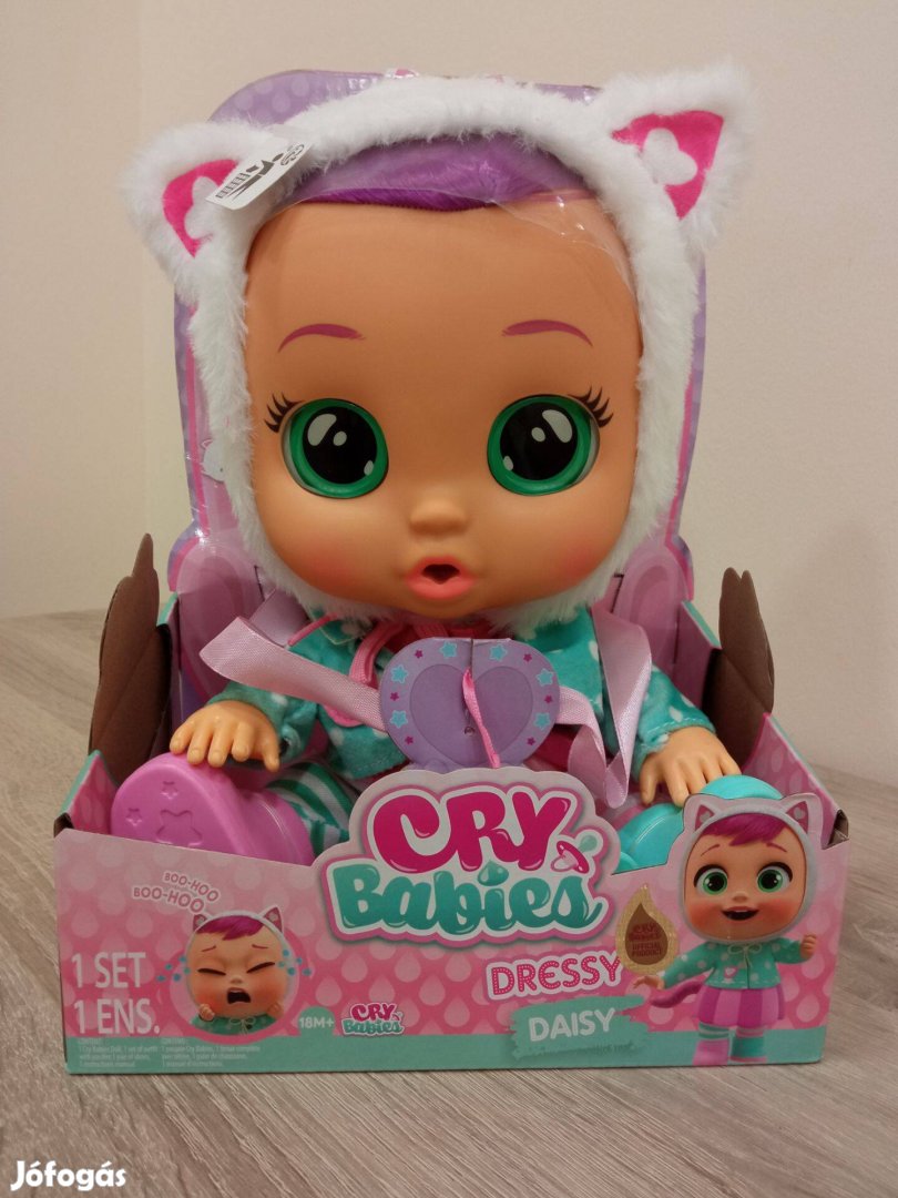 Cry Babies Dressy Daisy (Új!) Eredeti IMC Toys