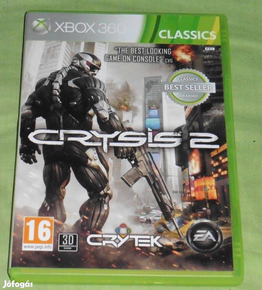 Crysis 2. Angolul Gyári Xbox 360, Xbox ONE, Series X Játék