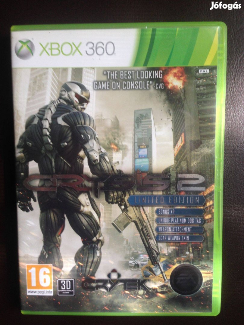 Crysis 2 eredeti xbox360 játék eladó-csere