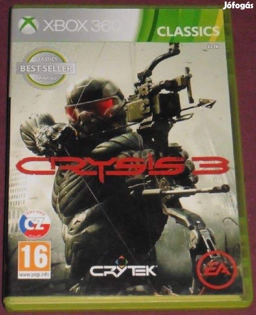 Crysis 3. Gyári Xbox 360, Xbox ONE, Series X Játék akár féláron