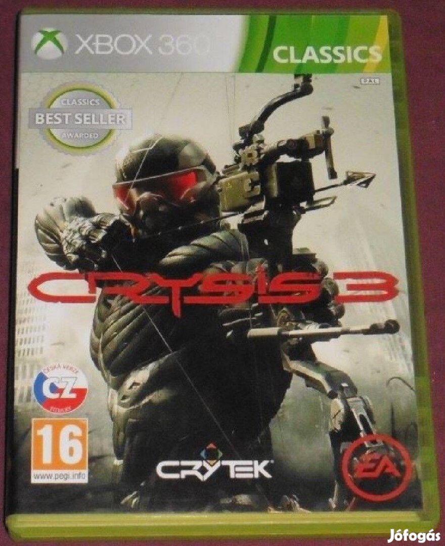 Crysis 3. Gyári Xbox 360, Xbox ONE, Series X Játék akár féláron