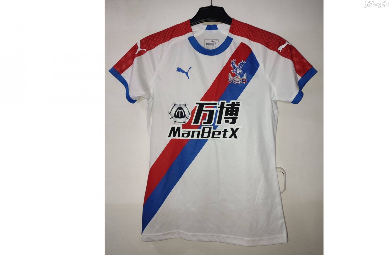 Crystal Palace fehér eredeti Puma 2019-2020 mez (XS)