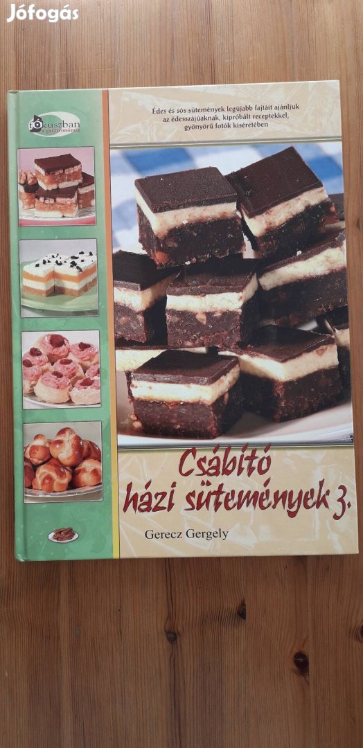 Csábító házi sütemények 3. könyv album.
