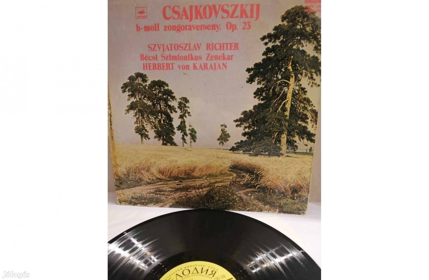 Csajkovszkíj b-mol zongoraverseny bakelit lemez eladó!