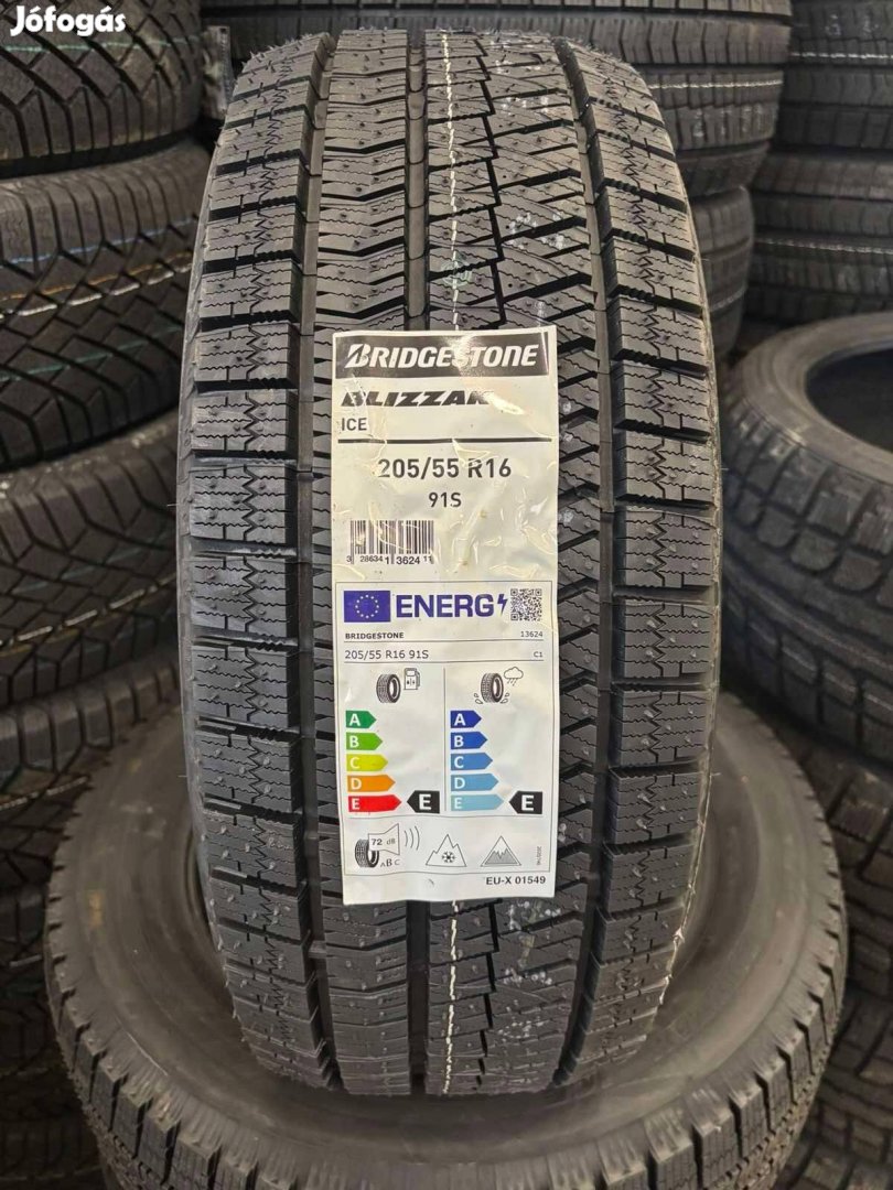 Csak 2 db 205/55R16 205/55 R16 új Bridgestone téli gumi ÁR/db Dot23