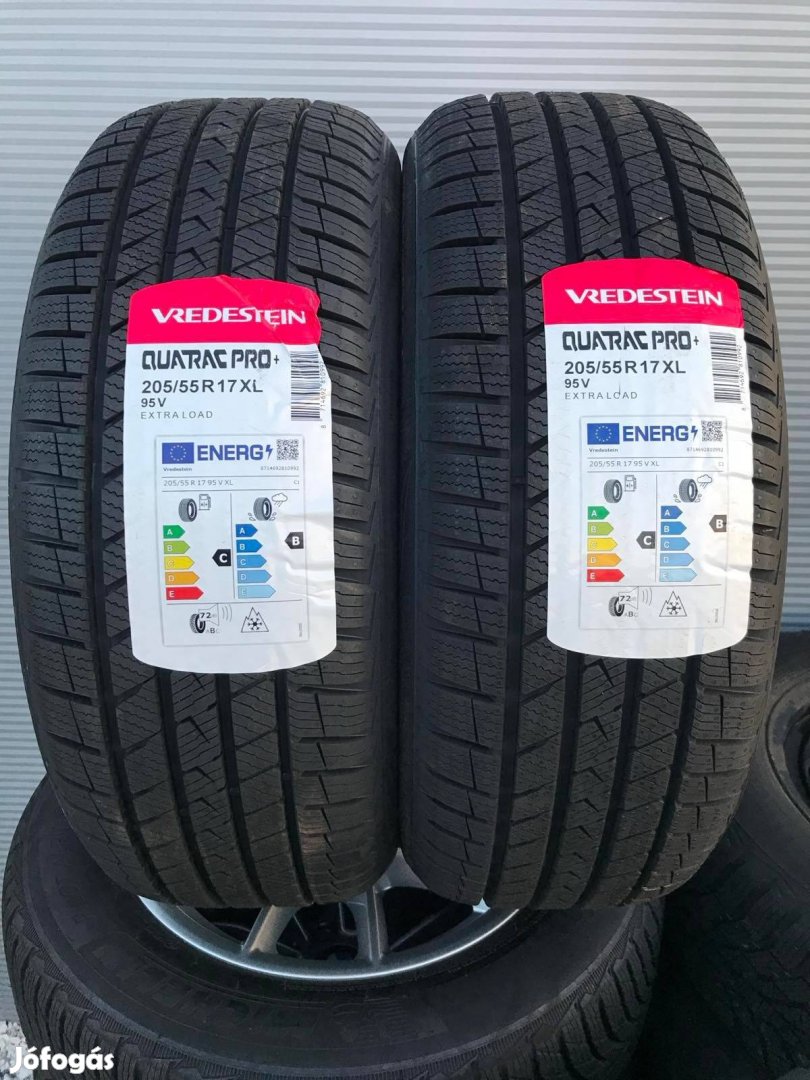 Csak 2 db! 205/55R17 205/55 R17 új Vredestein négyévszakos gumi Dot24