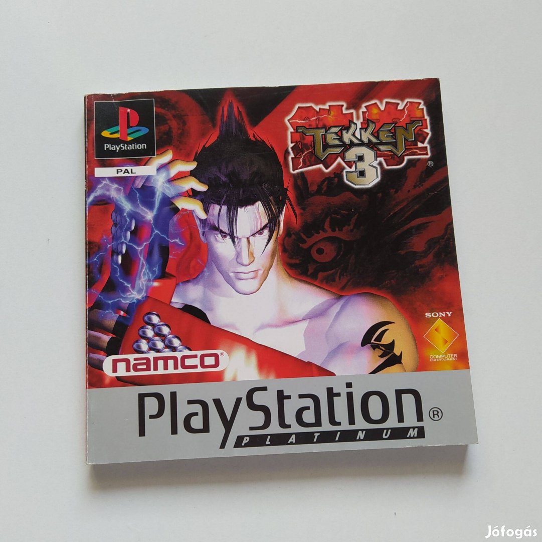 Csak Kisfüzet - Tekken 3 Platinum PS1 Playstation 1