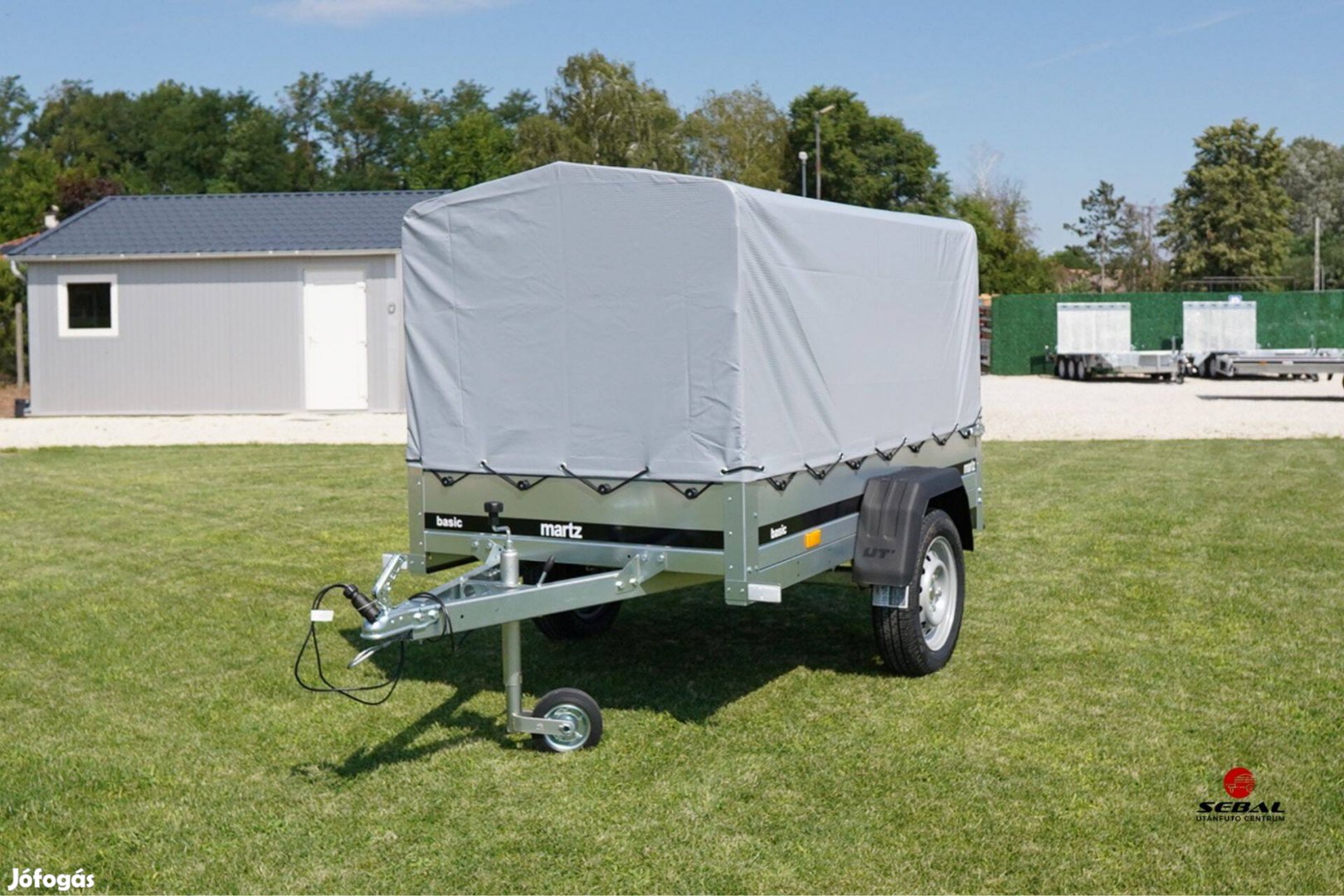 Csak december 31-ig! Új ponyvás utánfutó (2m) rendszámmal 469.000 Ft