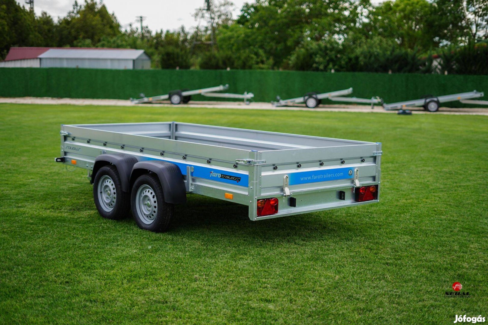 Csak decemberben! Új 3.3m-es utánfutó +rendszám Békéscsabán 799.000 Ft