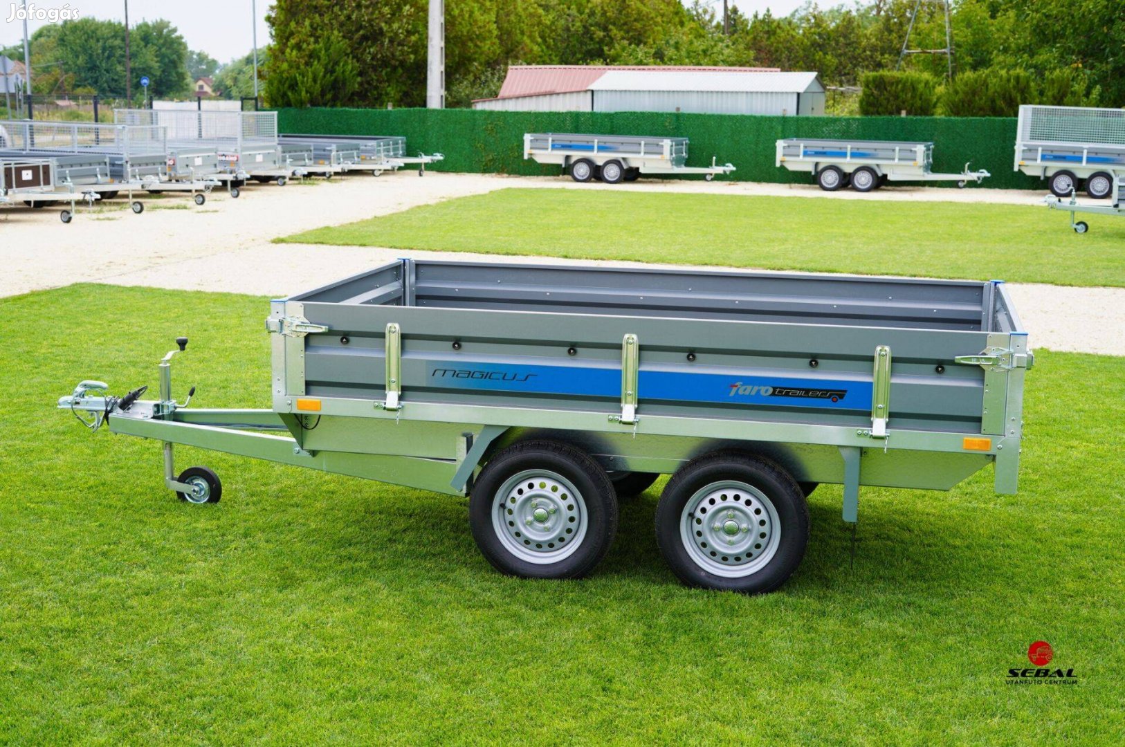 Csak decemberben! Új alsókerekes utánfutó (263cm) +rendszám 789.000 Ft