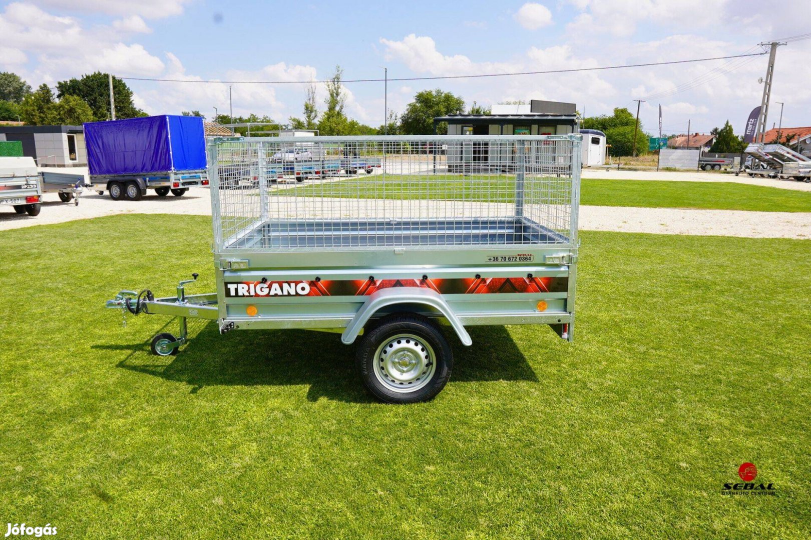 Csak november 30-ig! Új rácsos utánfutó rendszámmal 629.0000 Ft