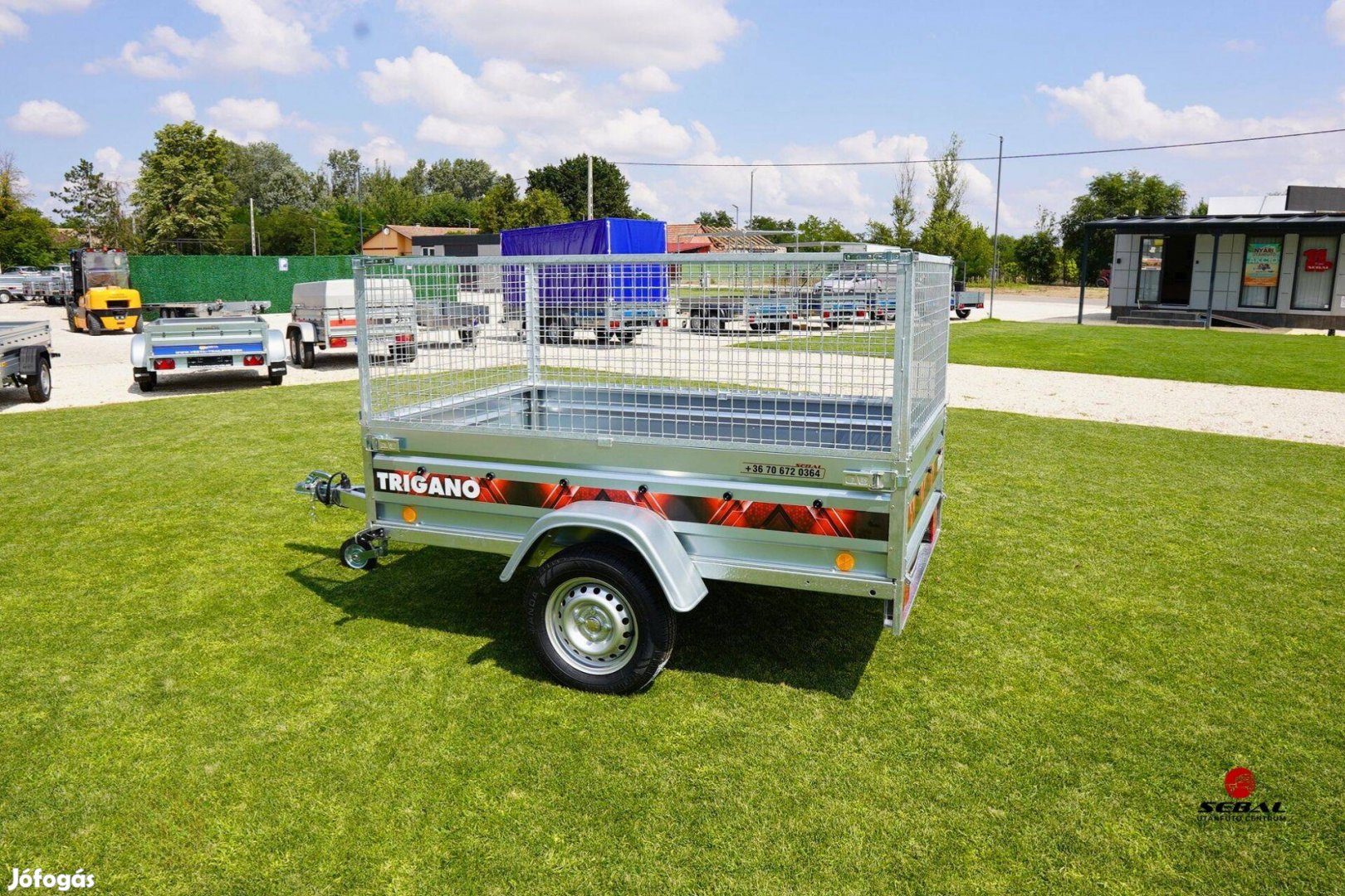 Csak novemberben! Új rácsos utánfutó rendszámal Békéscsabán 629.000 Ft