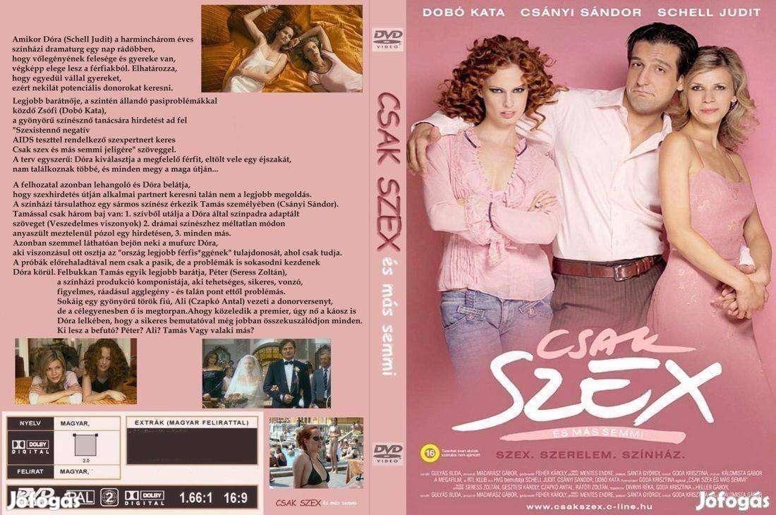 Csak szex és más semmi, DVD bontatlan, új