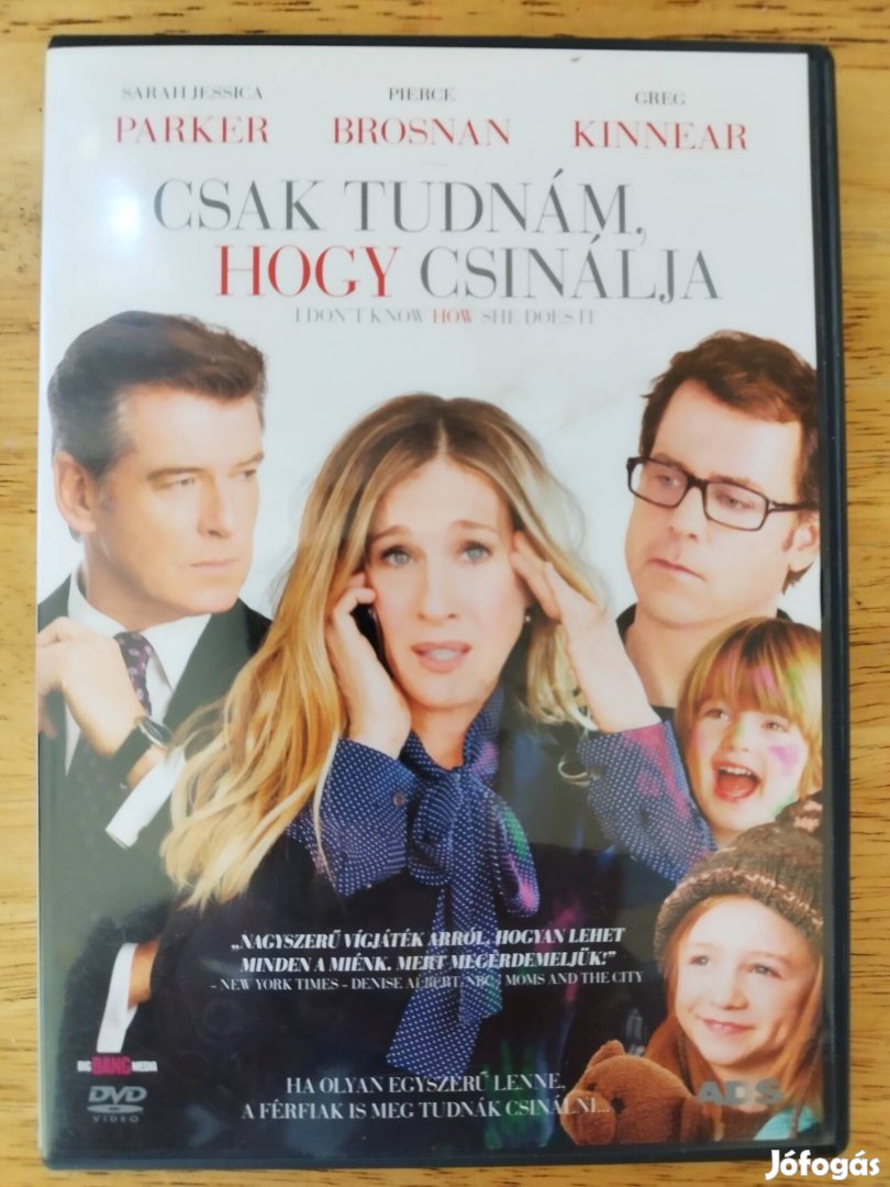 Csak tudnám hogy csinálja újszerű dvd Pierce Brosnan 