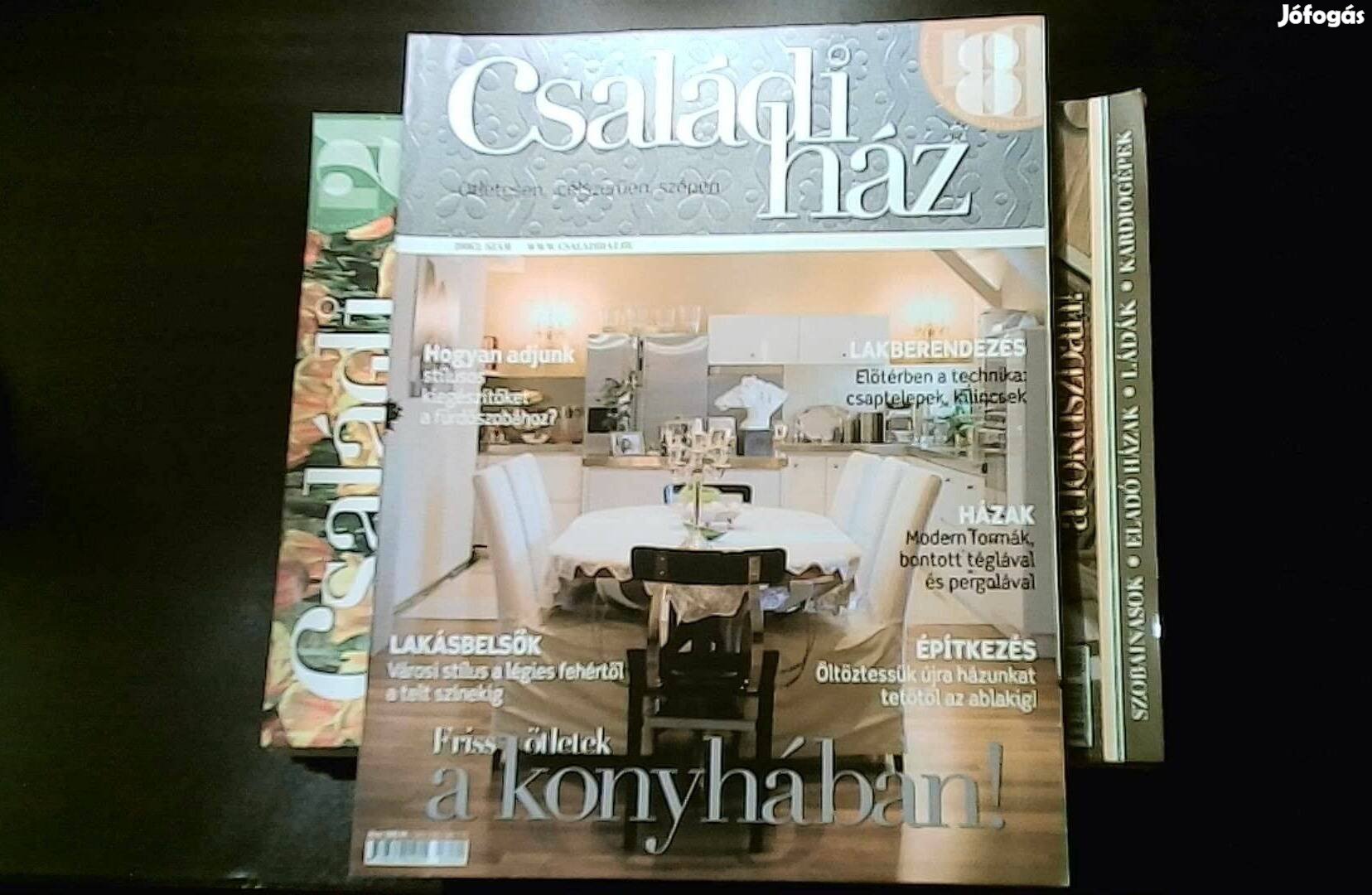 Családi Ház magazin 2007/2008 évi 6 db lapszám 600 Ft/db