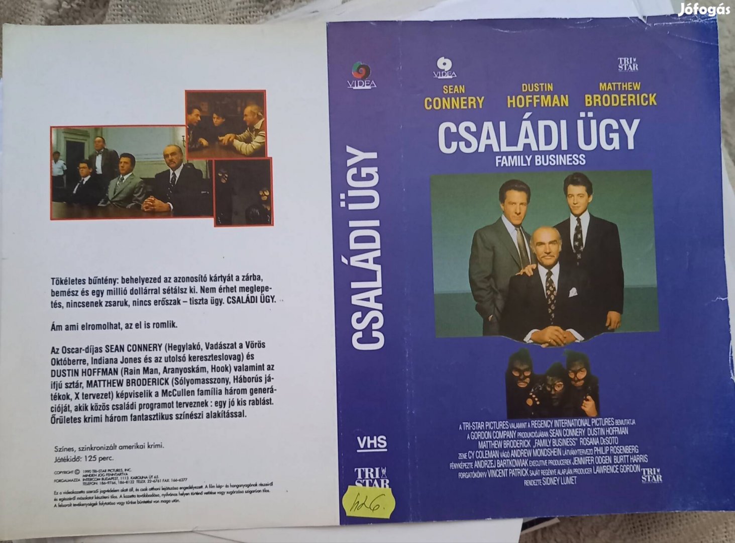 Családi ügy - krimi vhs - videa- Sean Connery