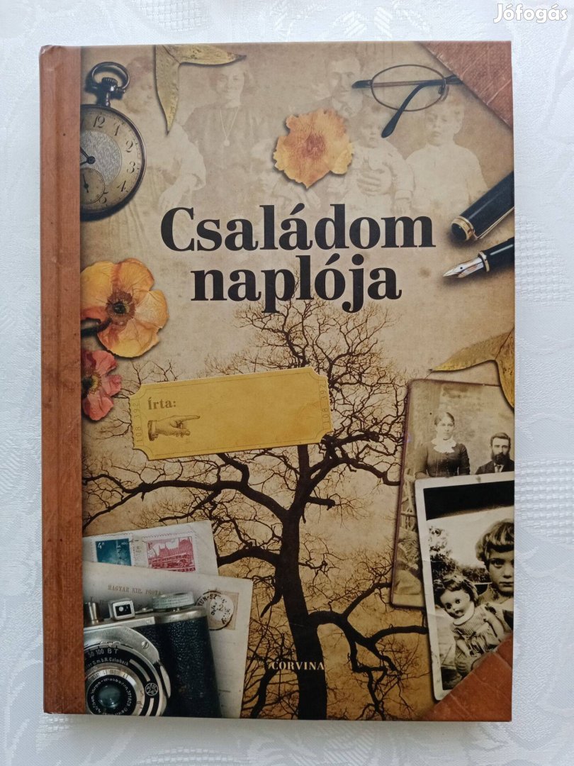 Családom naplója kitöltős könyv