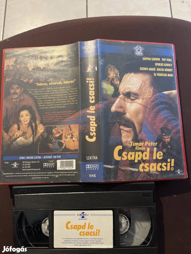 Csapd le csacsi magyar vhs