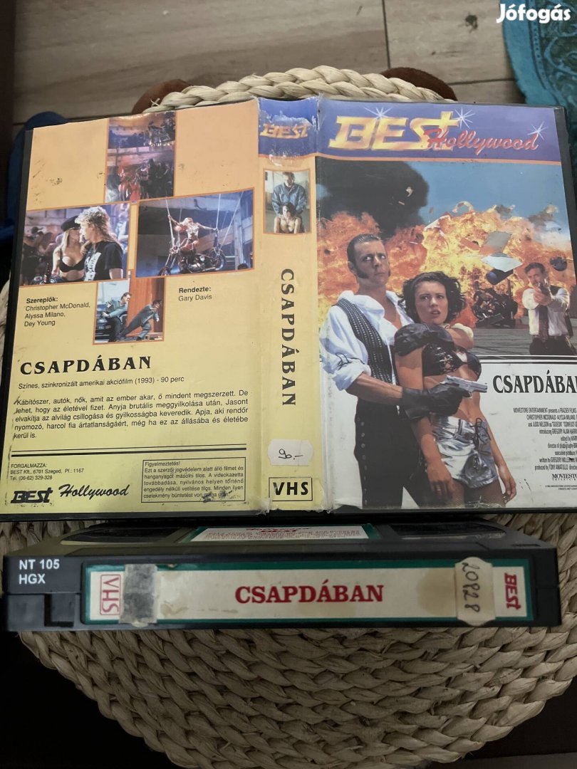 Csapdában vhs